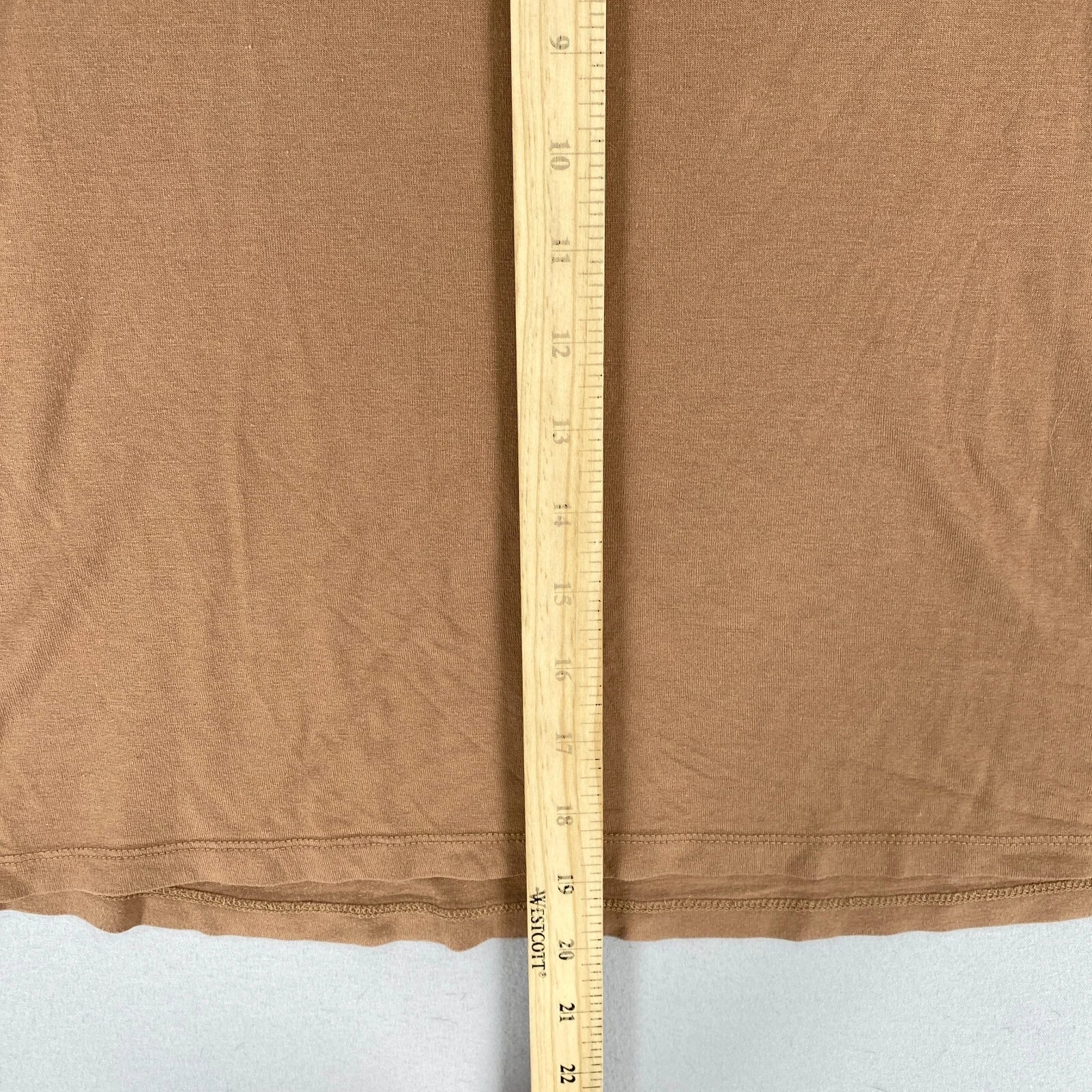 Nuuds Pajama Set Top & Pants Womens Size XS Brown Crewneck Pull On Bottoms