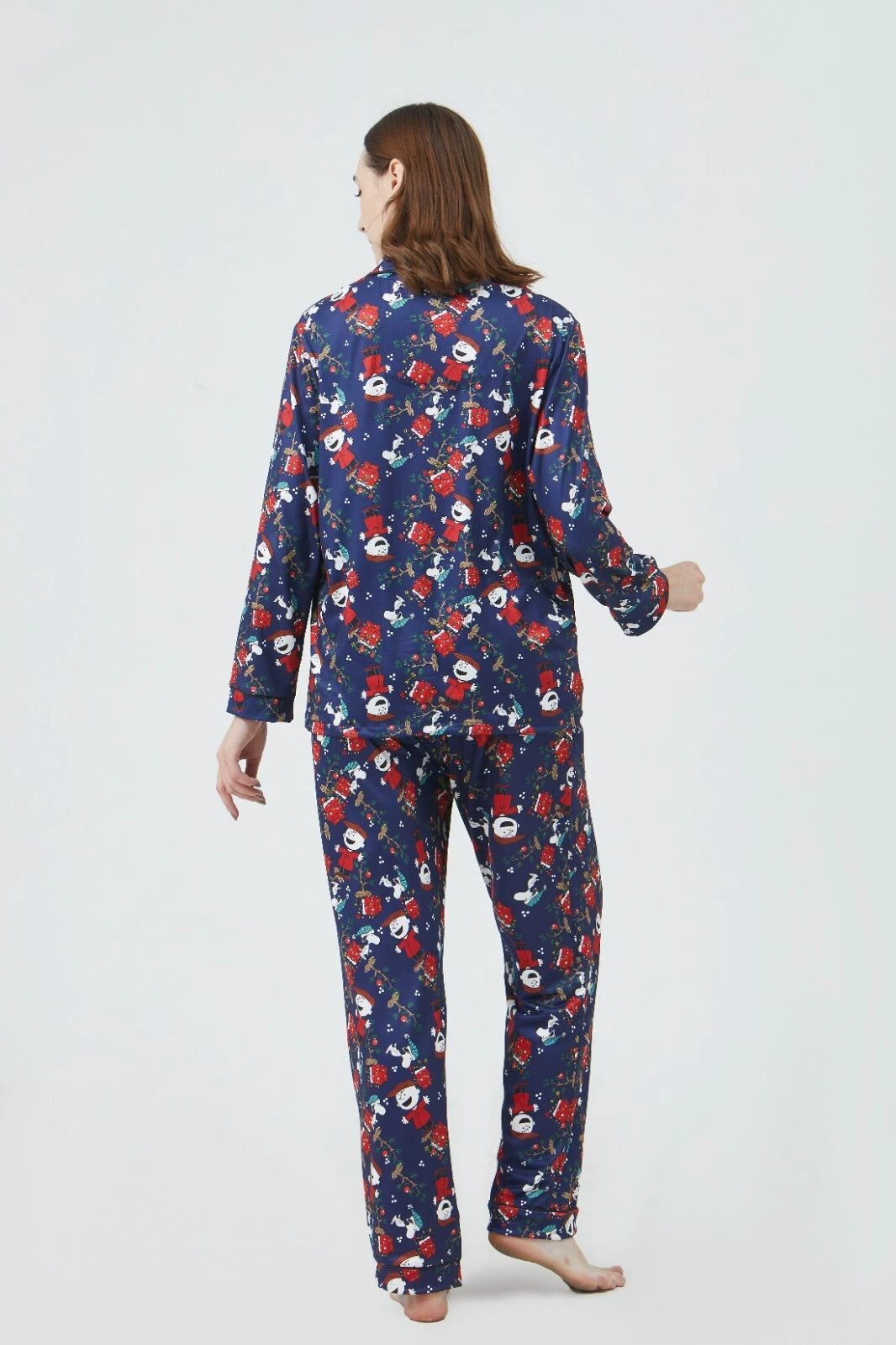 Peanuts Charlie Brown Women Pajama Sets Long Sleeve Full-Length Bottom Large