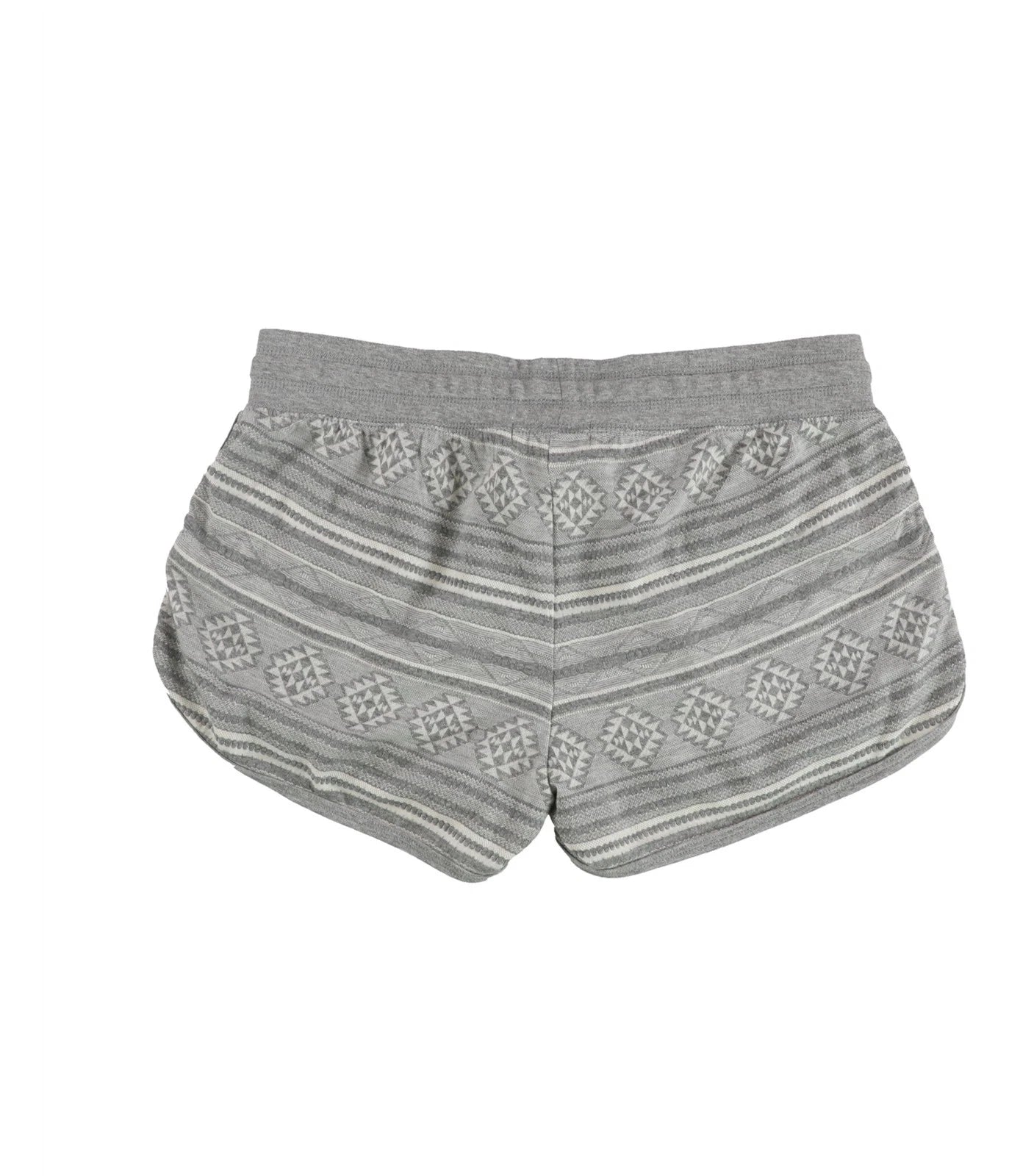 P.J. Salvage Womens Fair Isle Pajama Shorts, Grey, Medium
