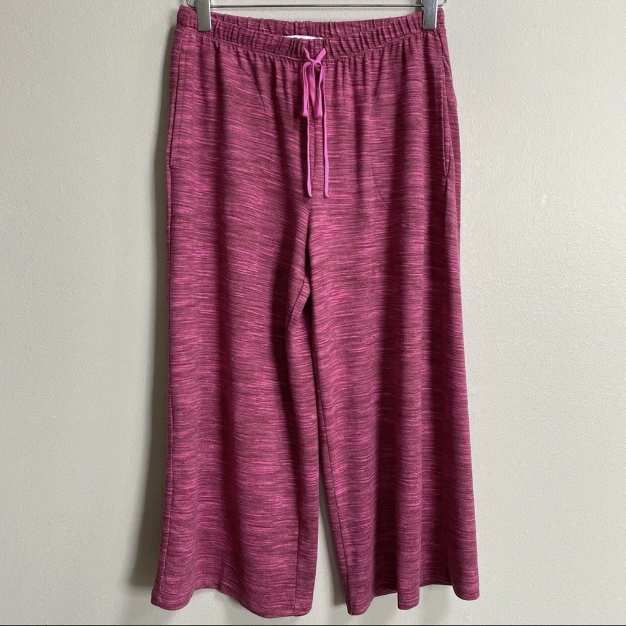 NWT Refinery29 Brick Pink Burgundy Shirt & Pants 2-Piece Pajama Set