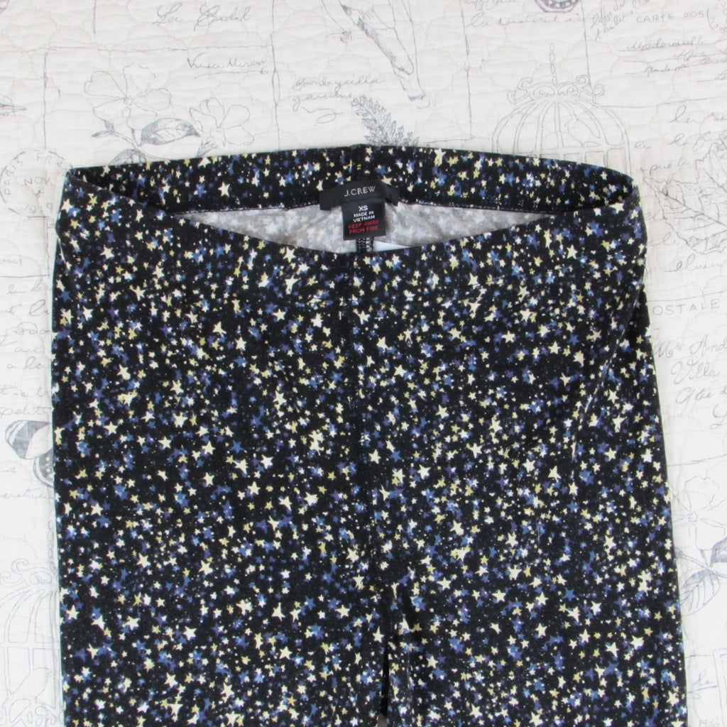 NEW $110 J Crew Eco Dreamiest Henley Pajama Set in Starry Sky Print womens  XS