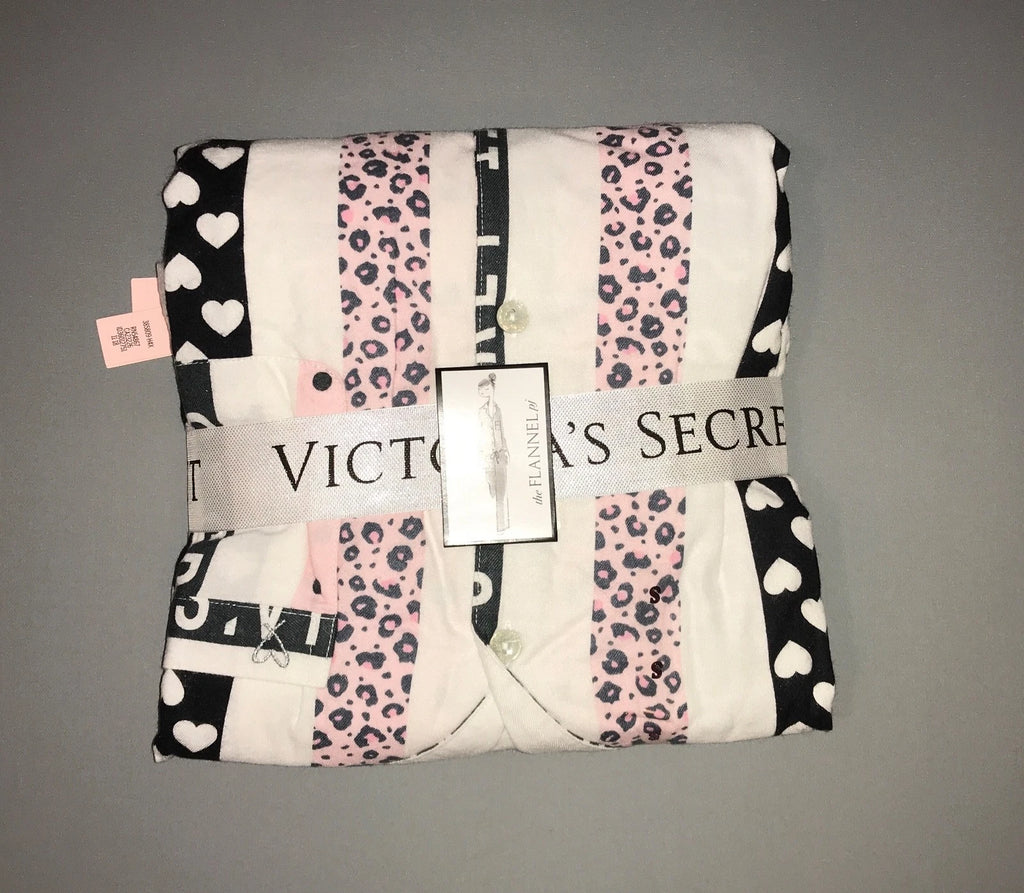 New NIP Victoria's Secret The Flannel 2pc Pajama Set PJ XS, S, M, L