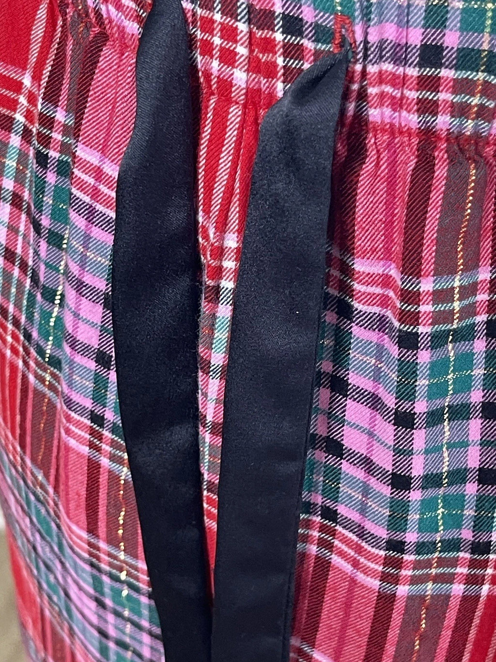 Victoria Secret- XXL Plaid 2 Piece Pajama Set (Red/Pink) Cozy Lounge Sleep