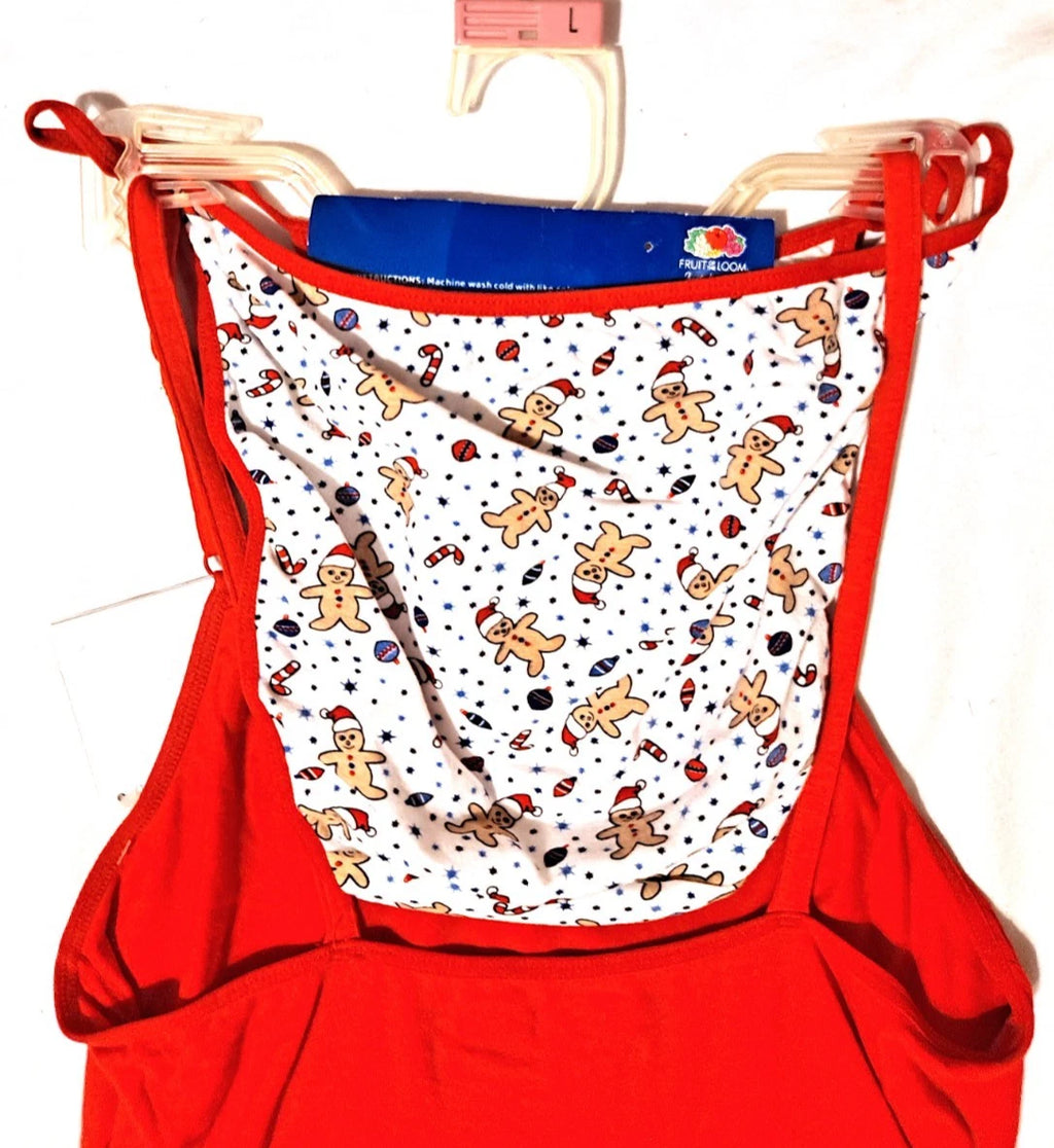 NWT Fruit of the Loom Christmas Intimates Fun Outfit - Size Large