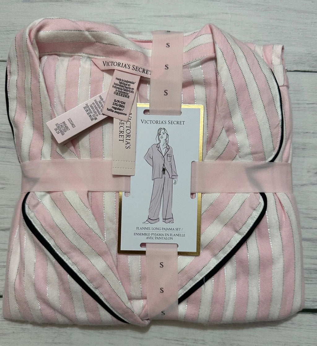 New NIP Victoria's Secret The Flannel 2pc Pajama Set PJ XS, S, M, L