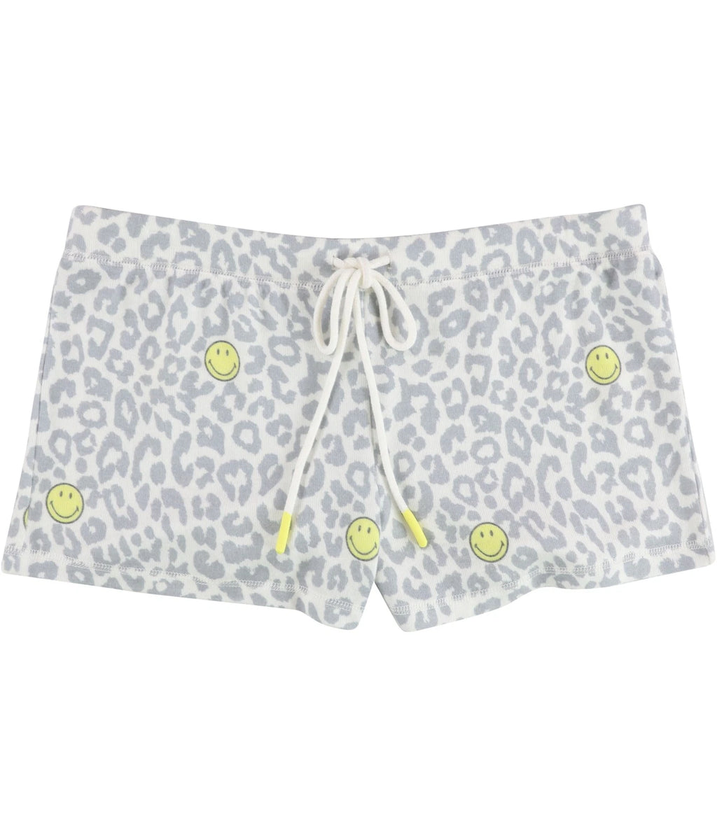 P.J. Salvage Womens Smiley Animal Print Pajama Shorts