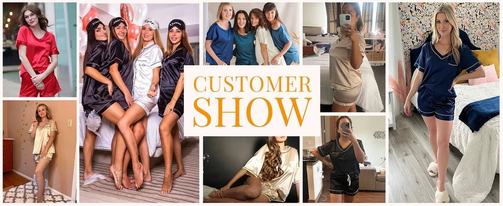 Pajamas for Women Summer Short Sleeve Tops and Shorts Soft Satin Silk Pj Set Sle