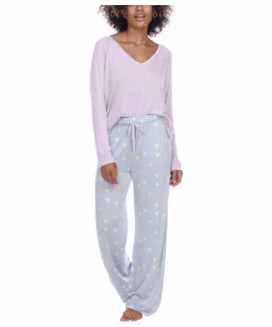 NEW Honeydew Women's Long Sleeve, Pants, & Sleepshirt 3-piece PJ Set Size Small