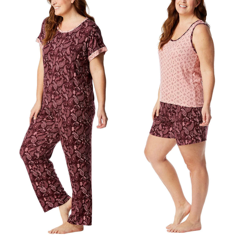 Lucky Brand Ladies' 4 piece Pajama Set