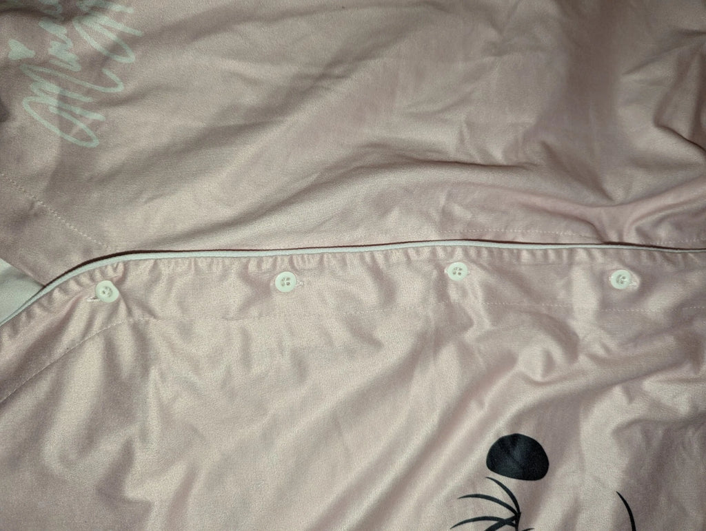 Disney Pink Minnie Mouse Pajama Set 2X- Very Good(See Photos)
