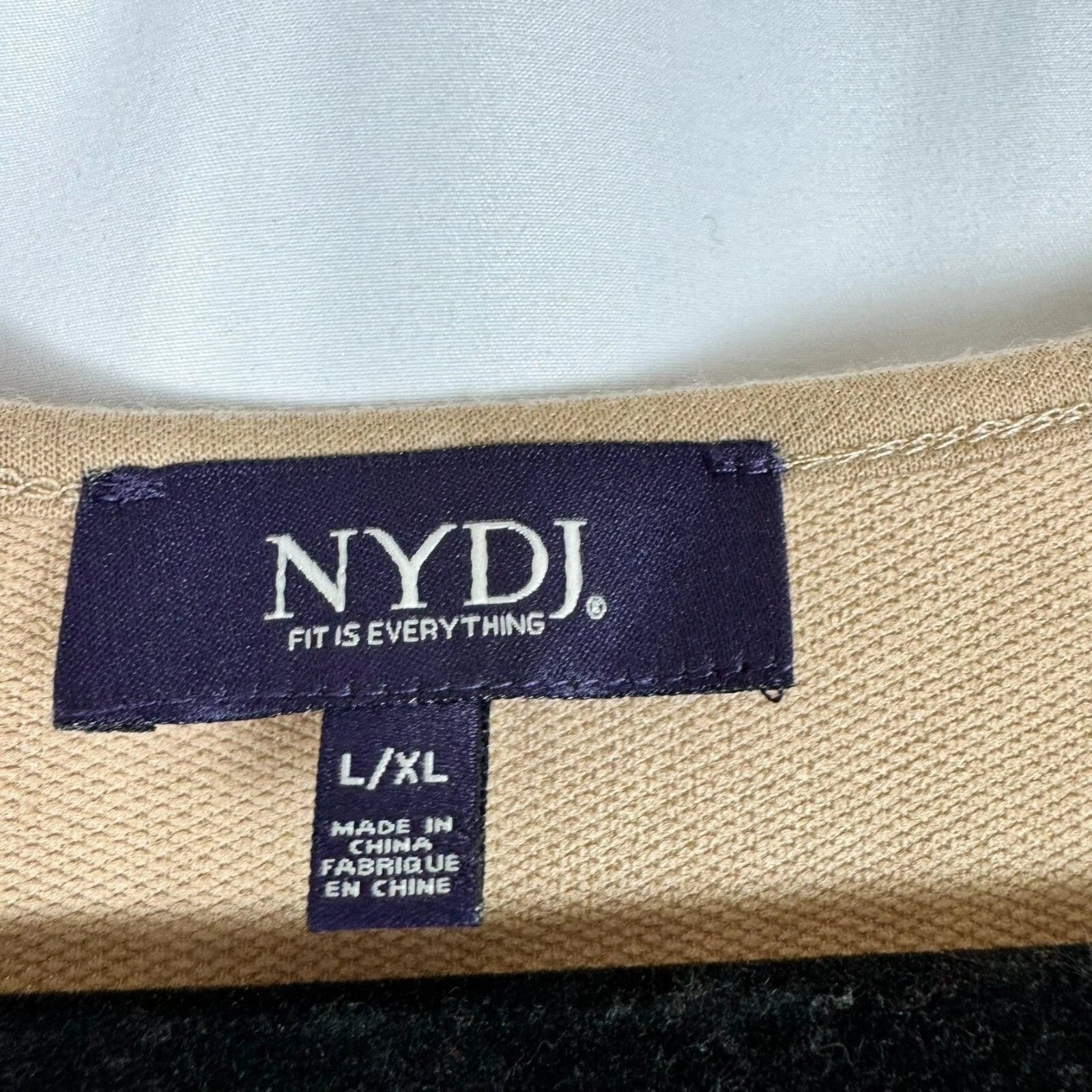 NYDJ Tan Terry Lounge Set Tank Top Shorts 2 Piece Comfort Loungewear L/XL