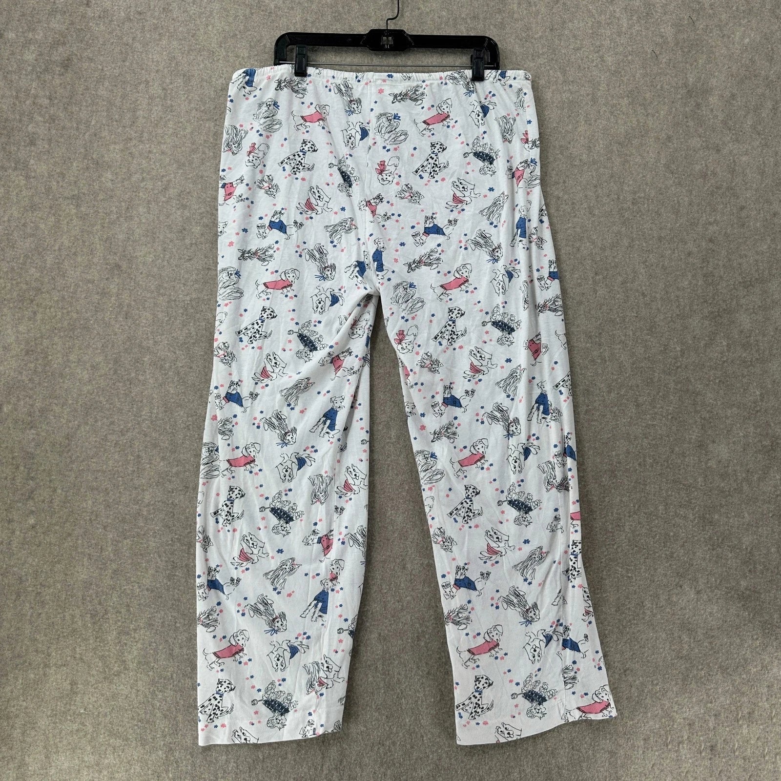 Sleep Sense Cotton Jersey Knit Dog Print Pajamas Set XL 2PC Sleepwear