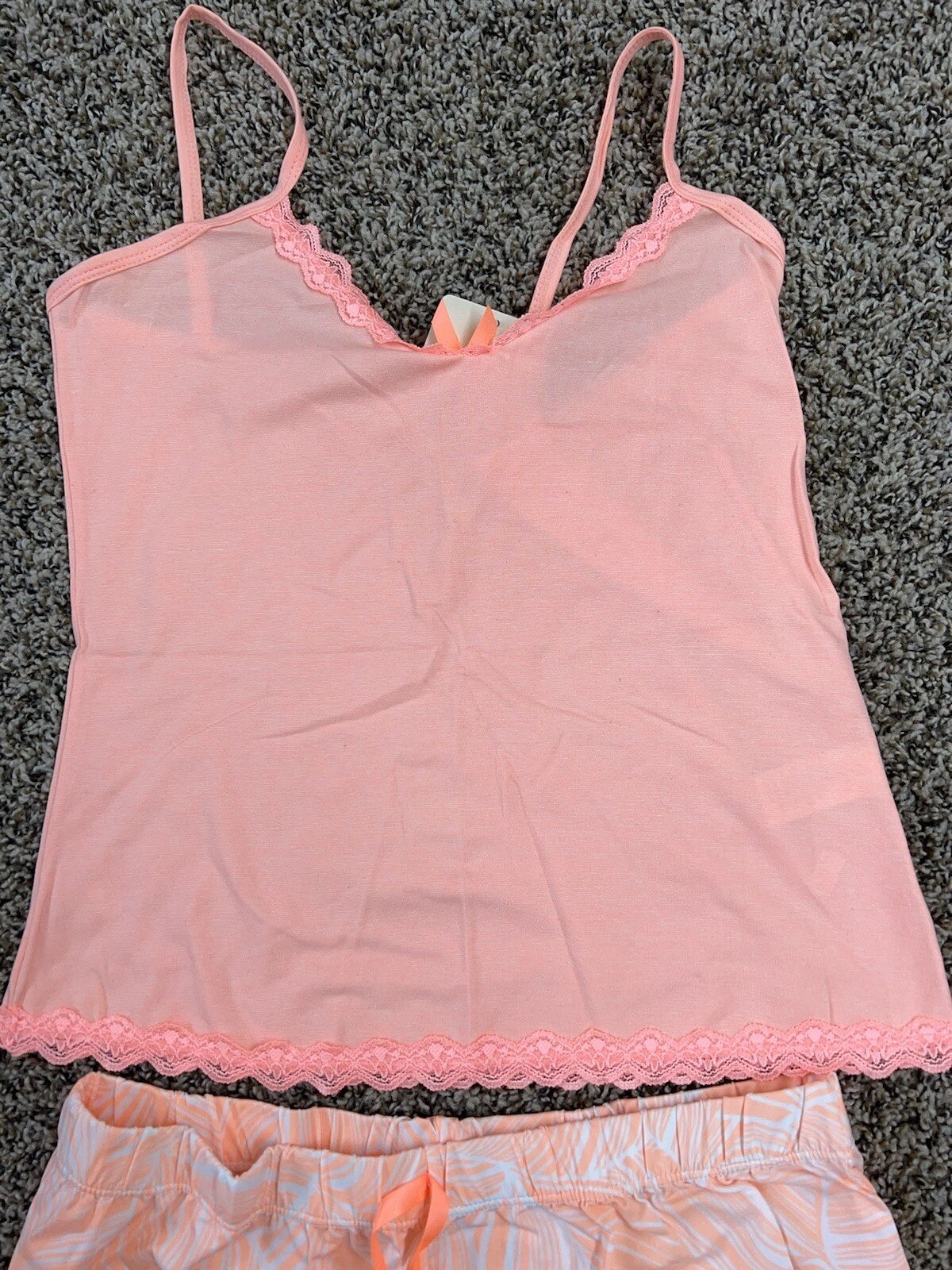 Women’s Talulah sleepwear orange comfy shorts pajama set