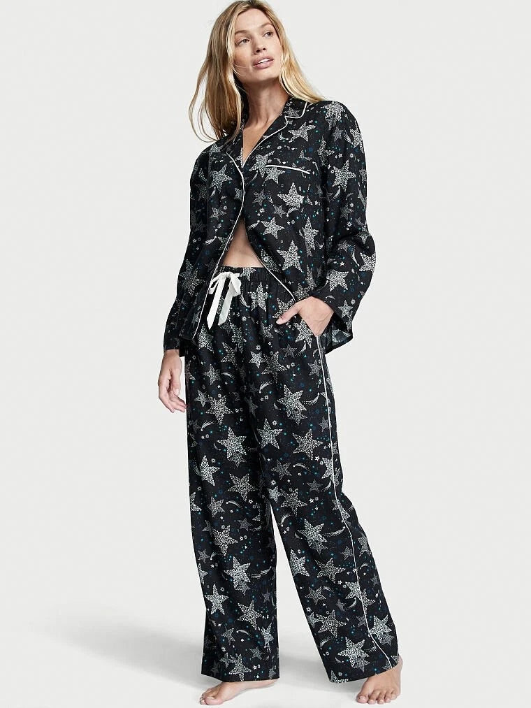 New NIP Victoria's Secret The Flannel 2pc Pajama Set PJ XS, S, M, L