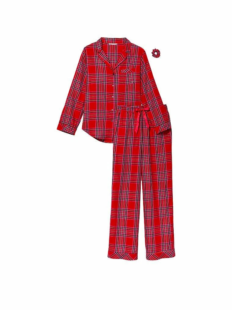 New NIP Victoria's Secret The Flannel 2pc Pajama Set PJ XS, S, M, L