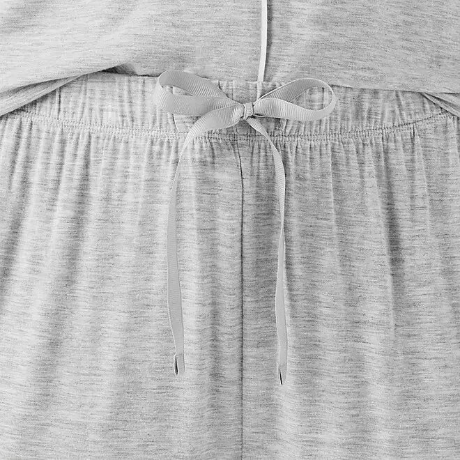 Member's Mark Women's Notch Collar Pajama Set Size XXL Grey