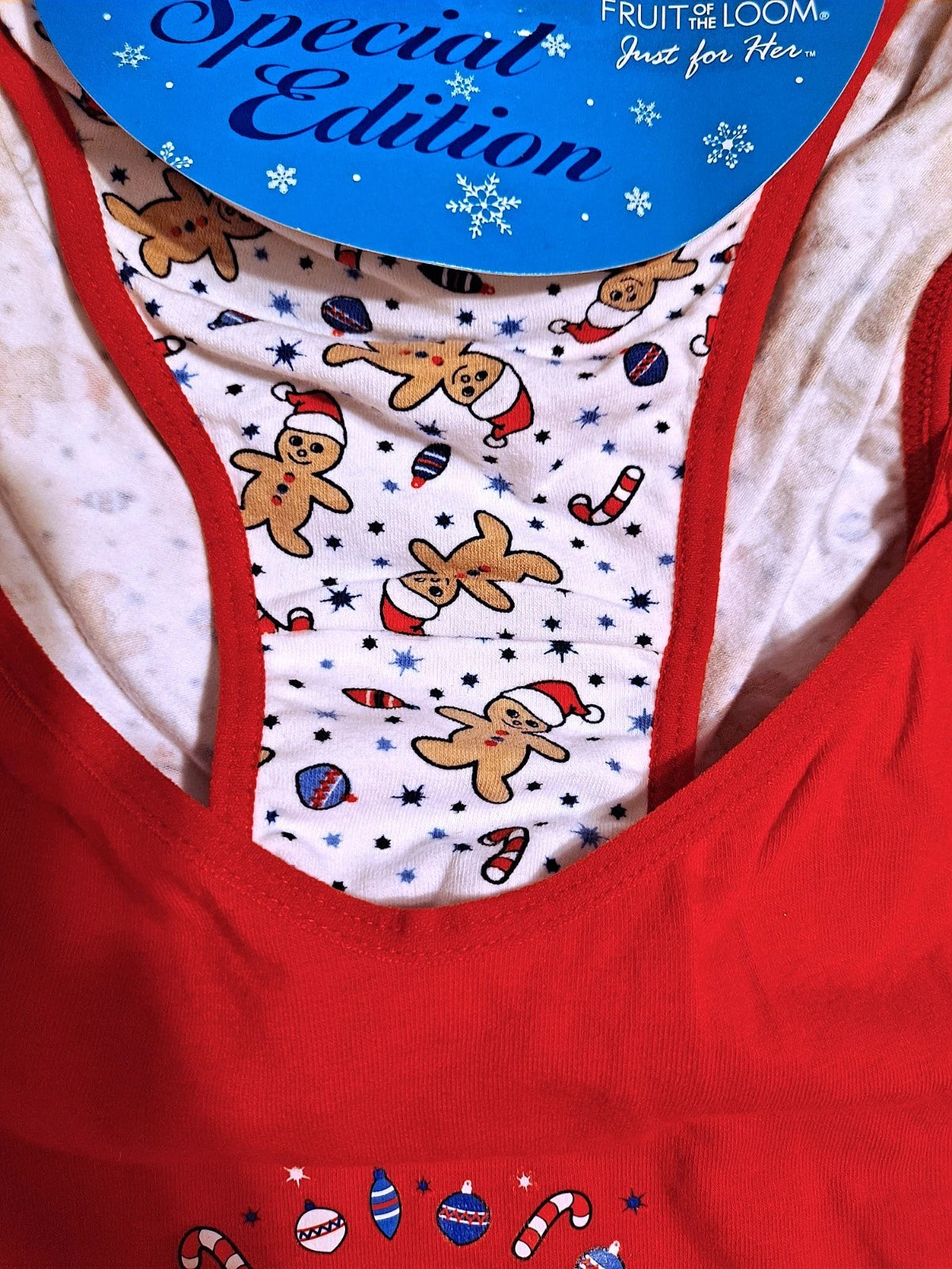 NWT Fruit of the Loom Christmas Intimates Fun Outfit - Size Large
