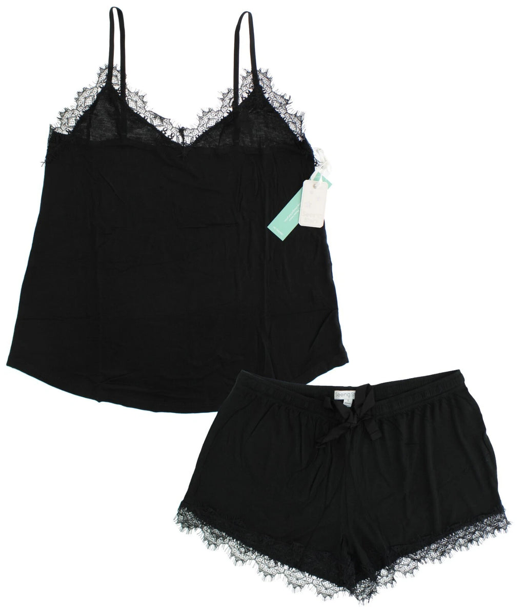 PJ Salvage Seeing Stars Sleep & Lounge Set Womens Sleepwear Cami/Short 2-Piece