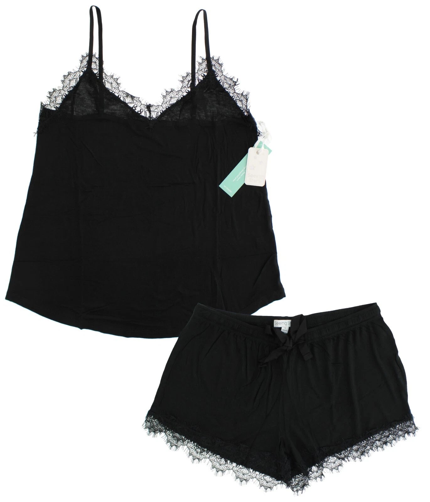 PJ Salvage Seeing Stars Sleep & Lounge Set Womens Sleepwear Cami/Short 2-Piece