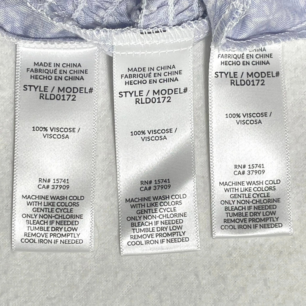 NWT Splendid Womens XL 3-Piece Robe, Tank Top & Shorts Sleep Set Petal Dot Geo