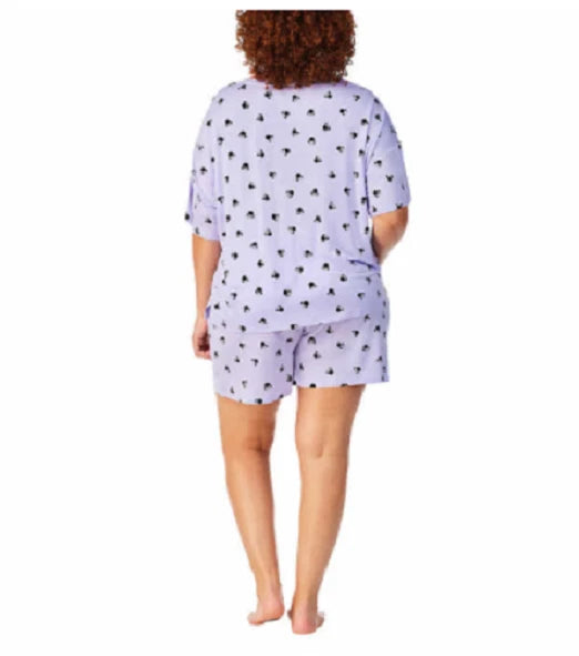 NEW Disney Women's 2 Piece Short Pajama Set Size Medium