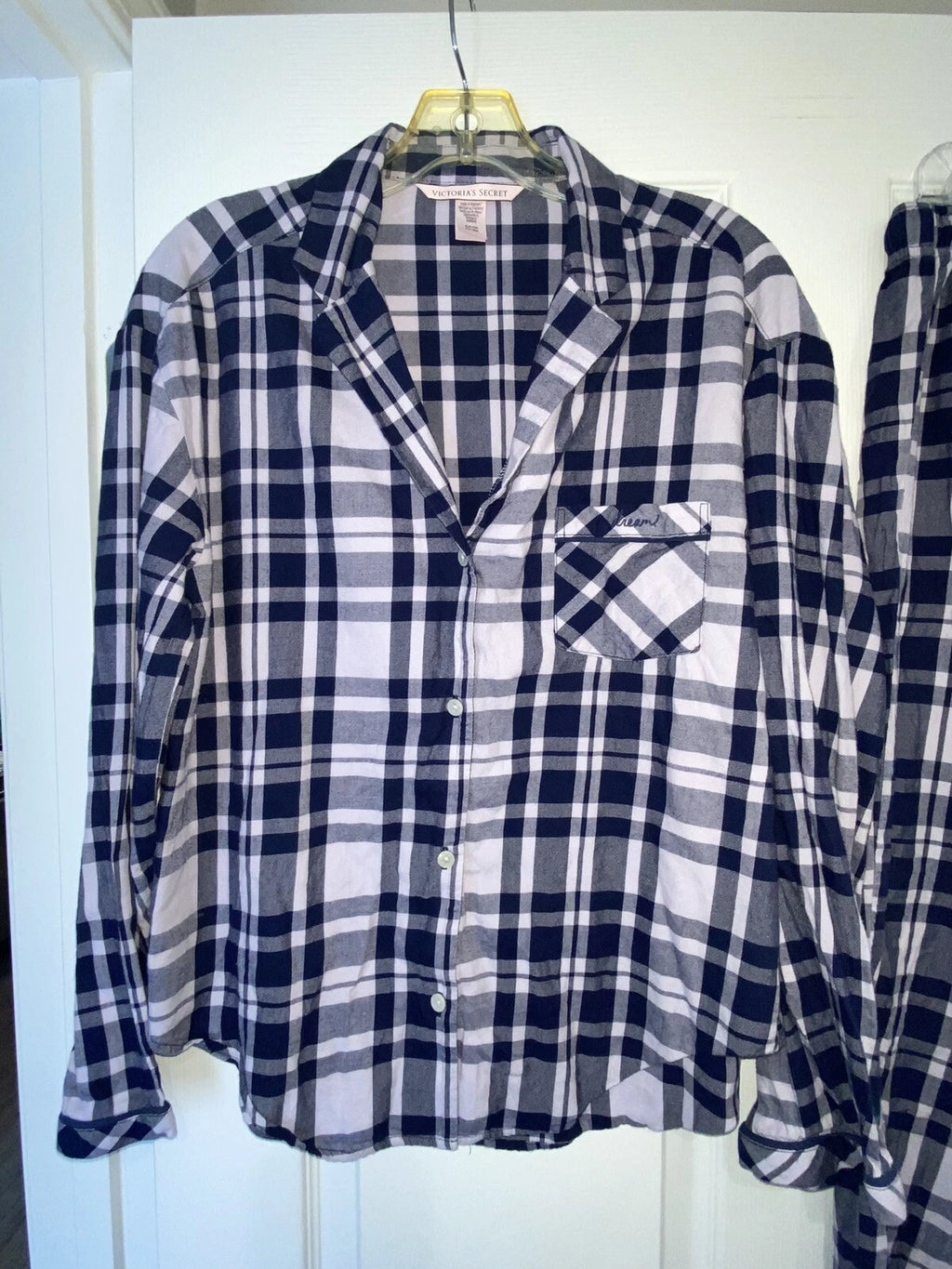 Victoria’s Secret 2 Piece Pajama Set Small Plaid