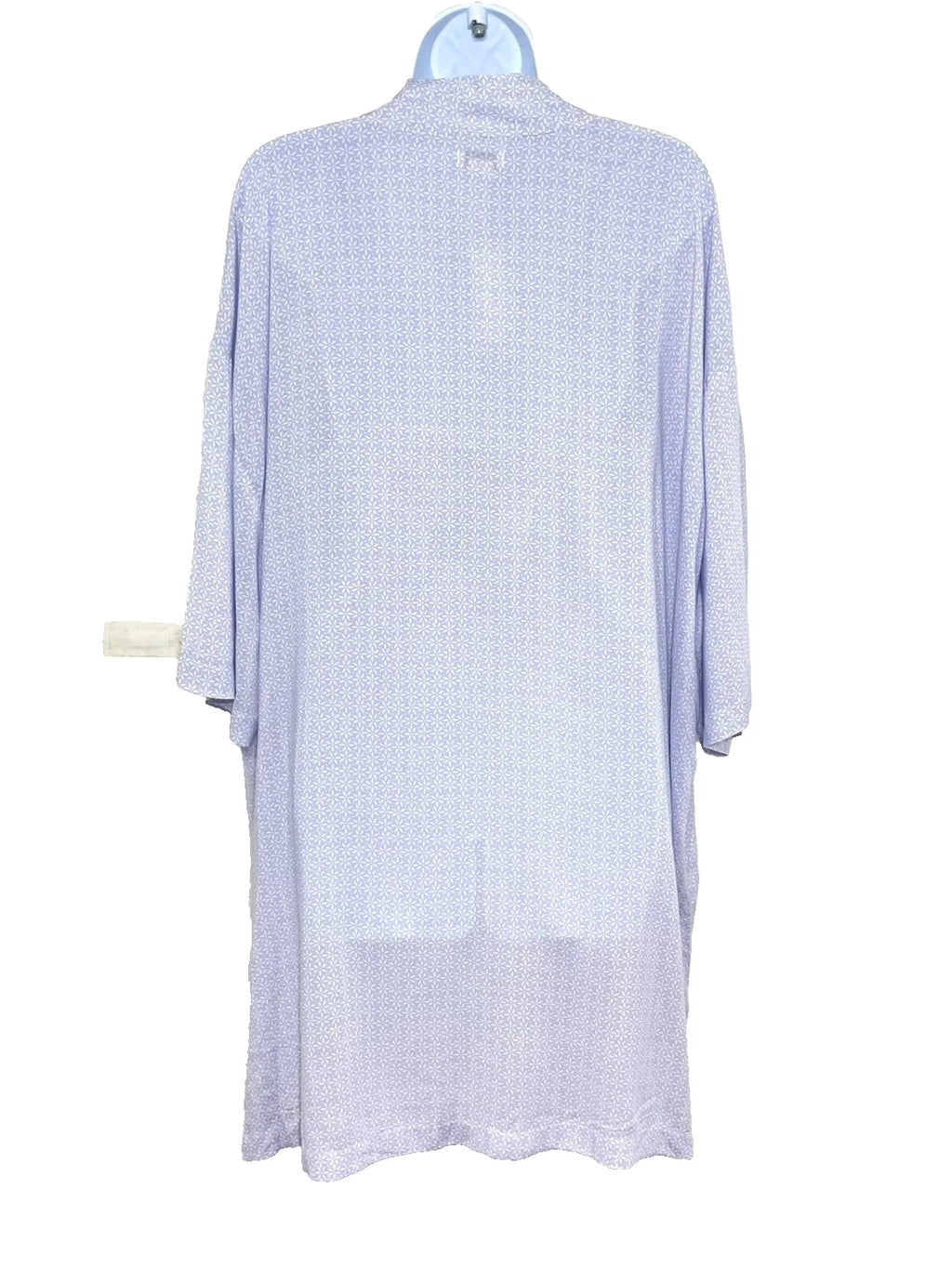 NWT Splendid Womens XL 3-Piece Robe, Tank Top & Shorts Sleep Set Petal Dot Geo