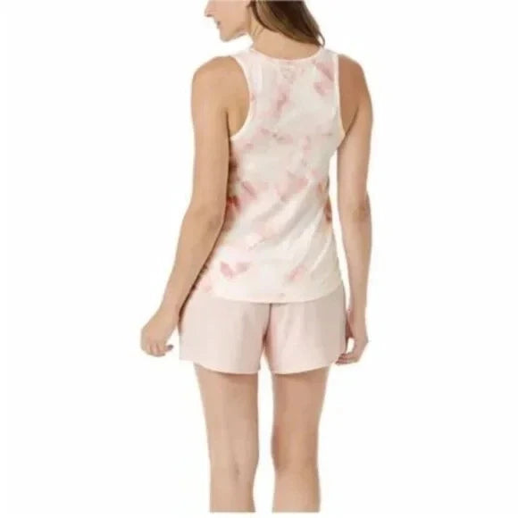 NWT Lucky Brand Women's 3 Piece Button Front Pajama Set Size M Pink $85 8HL115