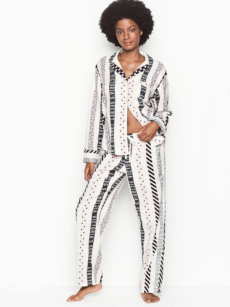 New NIP Victoria's Secret The Flannel 2pc Pajama Set PJ XS, S, M, L