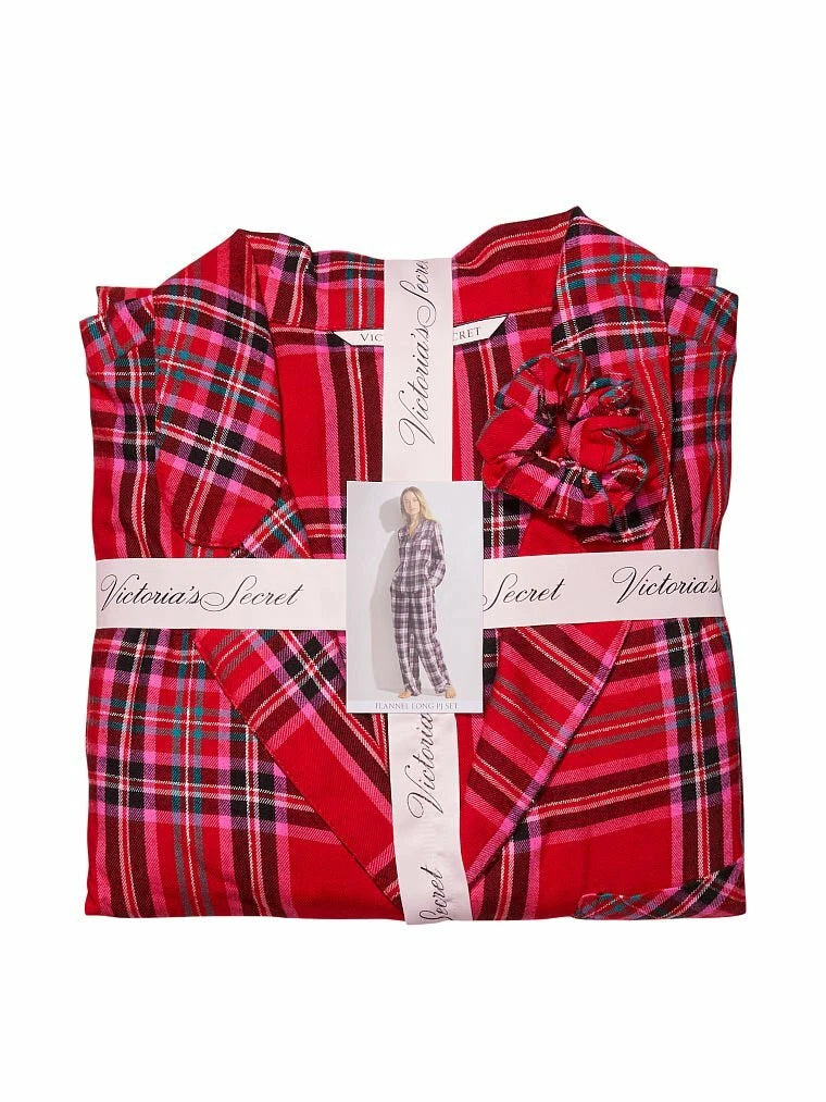 New NIP Victoria's Secret The Flannel 2pc Pajama Set PJ XS, S, M, L
