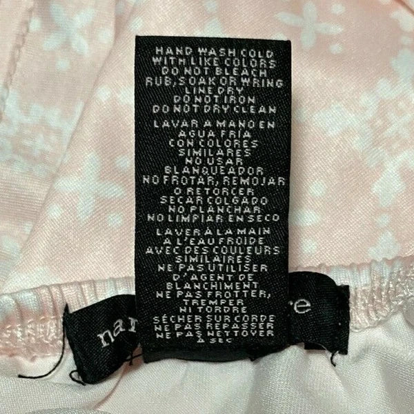 Nanette Lepore Pajama Set Womens Plus 1X Pink Floral Tank Shorts Stretch 150-21