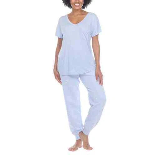 Honeydew Ladies' Embroidered Pajama Set, 2-piece Set, Choose Color / Style