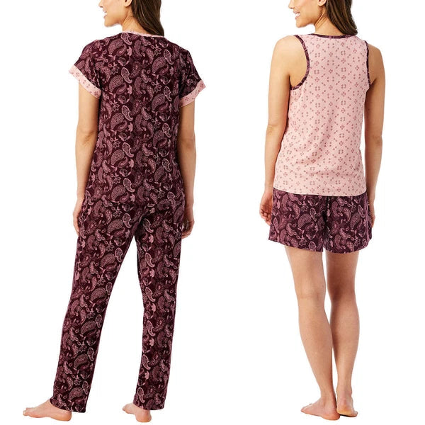 Lucky Brand Ladies' 4 piece Pajama Set
