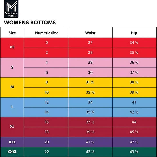 Member's Mark Women's Notch Collar Pajama Set Size XXL Grey