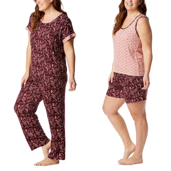 Lucky Brand Ladies' 4 piece Pajama Set