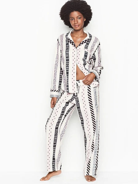 New NIP Victoria's Secret The Flannel 2pc Pajama Set PJ XS, S, M, L