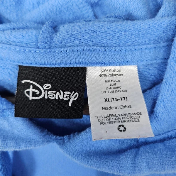 Disney Pride Stitch Pajama Set Tank Top Shorts Hoodie Blue L/G XL Sleepwear Set