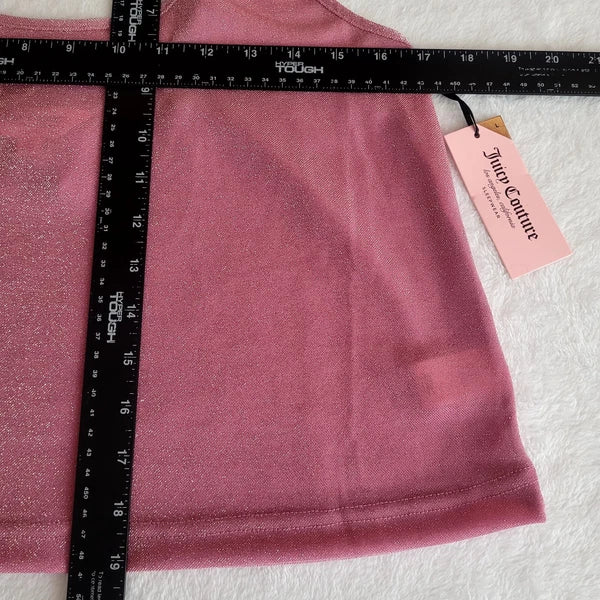 Juicy Couture Pajama Set Moonlite Mauve Pink Gold Dust Fairy Princess Large NWT