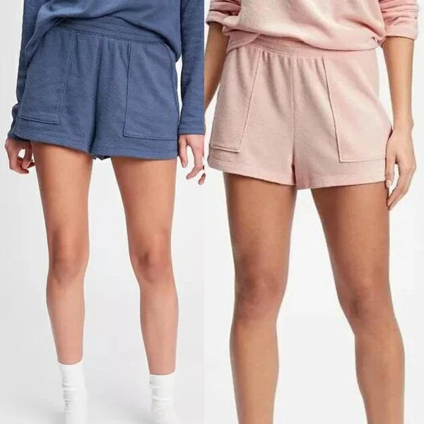 Gap Love Easy Textured Shorts Women Pajama Pjs 2" Sleep Shorts Loungewear NWT