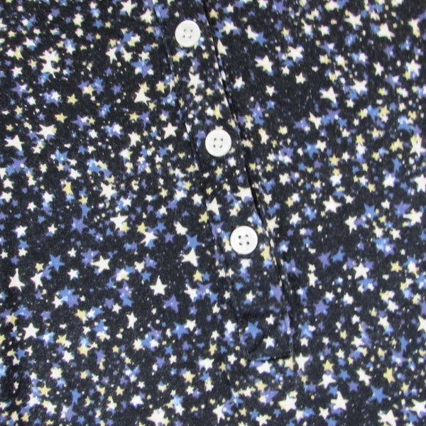 NEW $110 J Crew Eco Dreamiest Henley Pajama Set in Starry Sky Print womens  XS