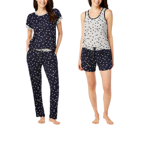 Lucky Brand Ladies' 4 piece Pajama Set