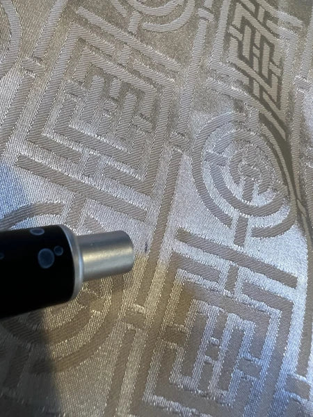 Natori XL Womens 2PC Infinity Tan Pajama Set Asian Print Cropped Pants READ