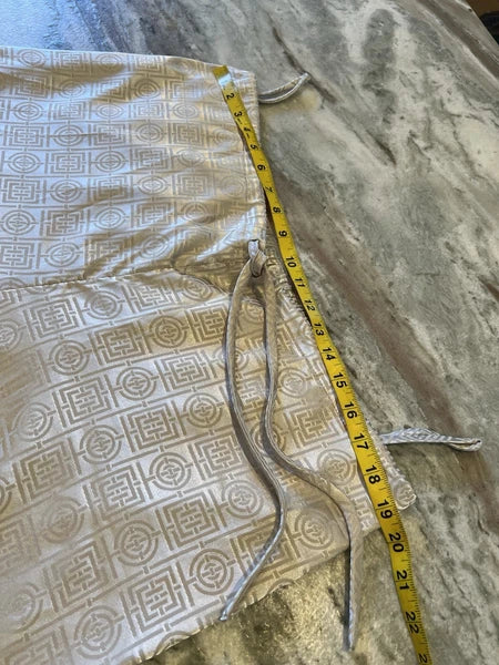 Natori XL Womens 2PC Infinity Tan Pajama Set Asian Print Cropped Pants READ