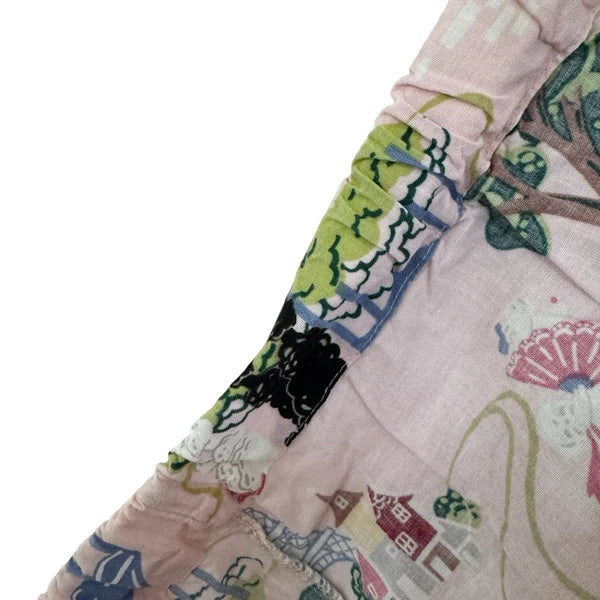 Nick & Nora Medium Pajama Set Poodles In Paris Cotton Top Pants Womens READ