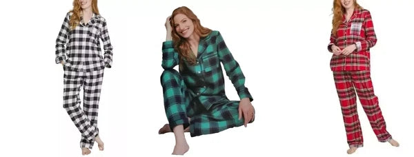 Lands' End Ladies' Flannel Pajama Set, 2-piece D2C9