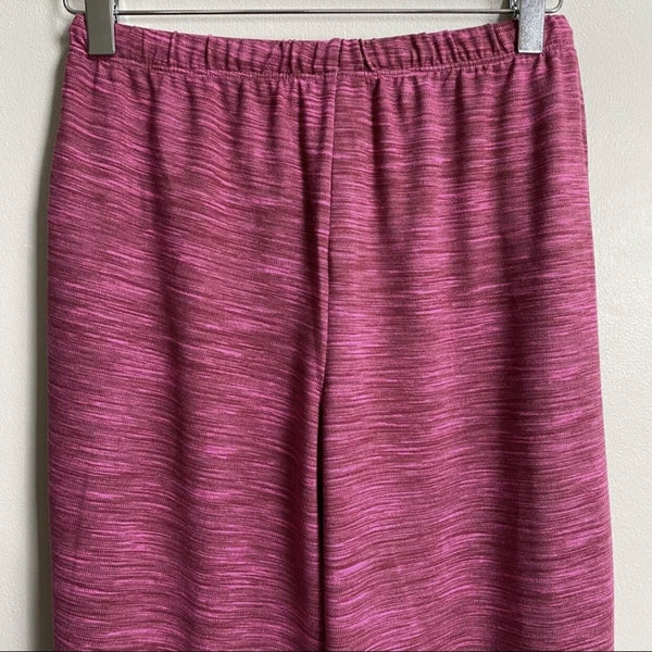 NWT Refinery29 Brick Pink Burgundy Shirt & Pants 2-Piece Pajama Set