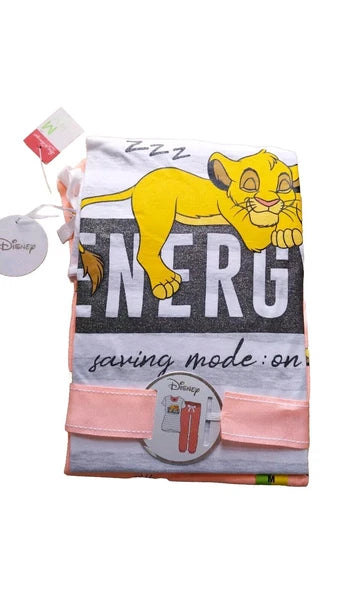 Disney Primark ladies Lion King Simba Cotton Pyjama set PJS Nightwear Pajamas