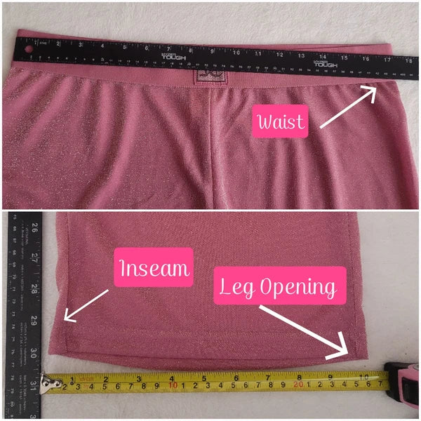 Juicy Couture Pajama Set Moonlite Mauve Pink Gold Dust Fairy Princess Large NWT