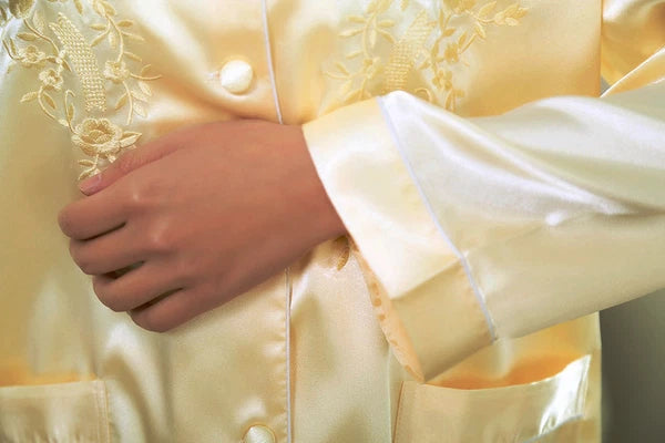 NEW Womens Silk Pajamas Set Sleepwear&Robes Nightdress Nightgown P041 L,XL,XXL