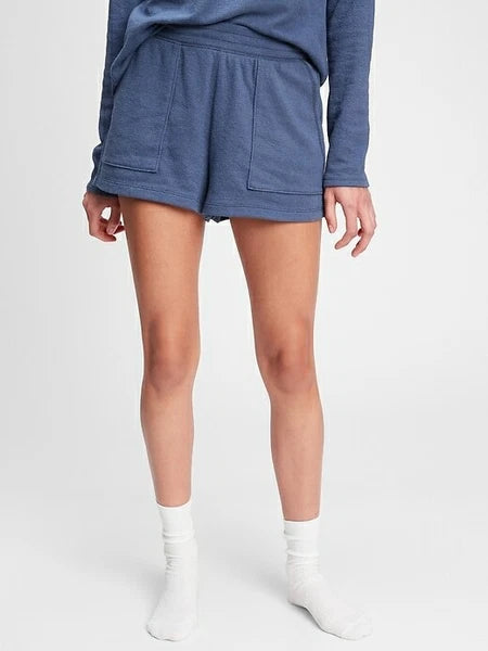 Gap Love Easy Textured Shorts Women Pajama Pjs 2" Sleep Shorts Loungewear NWT